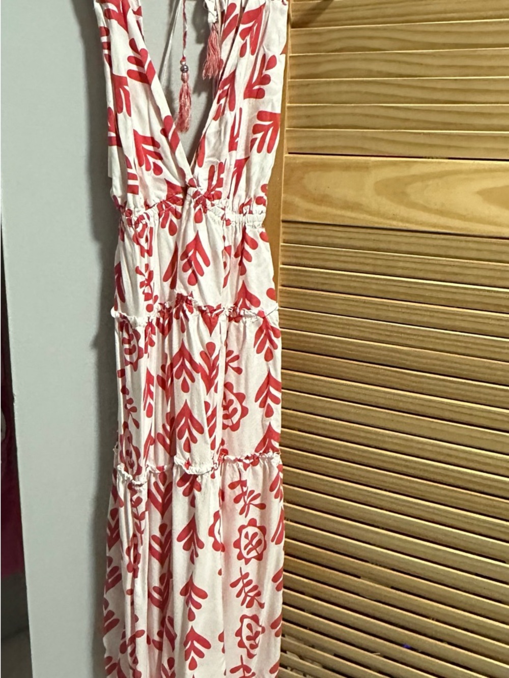 Marshalls Floral Pattern Sleeveless Maxi Dress